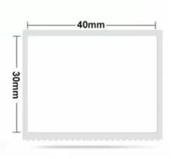 NIIMBOT T40-30-230WHITE Beyaz 40X30MM Termal Etiket