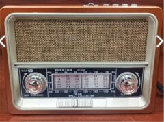 Everton RT-359 Fm-Am-Sw-Usb&Tf Player Güneş Enerjili Nostaljik Radyo