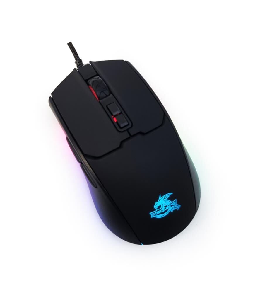 Dexim DMA022 7D Buton EGO 7RGB Oyuncu Mouse  DPI:800-1200-2400-3200-4800-7200 1.5Mt Örgülü Kablo