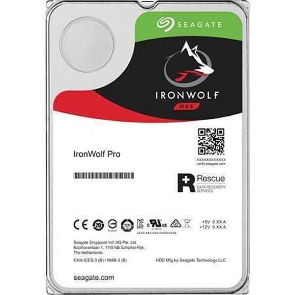 Seagate 12Tb IronWolf Pro 7200RPM 256MB Sata 3.0 3.5'' Dahili Disk (ST12000NE0008) Harddisk