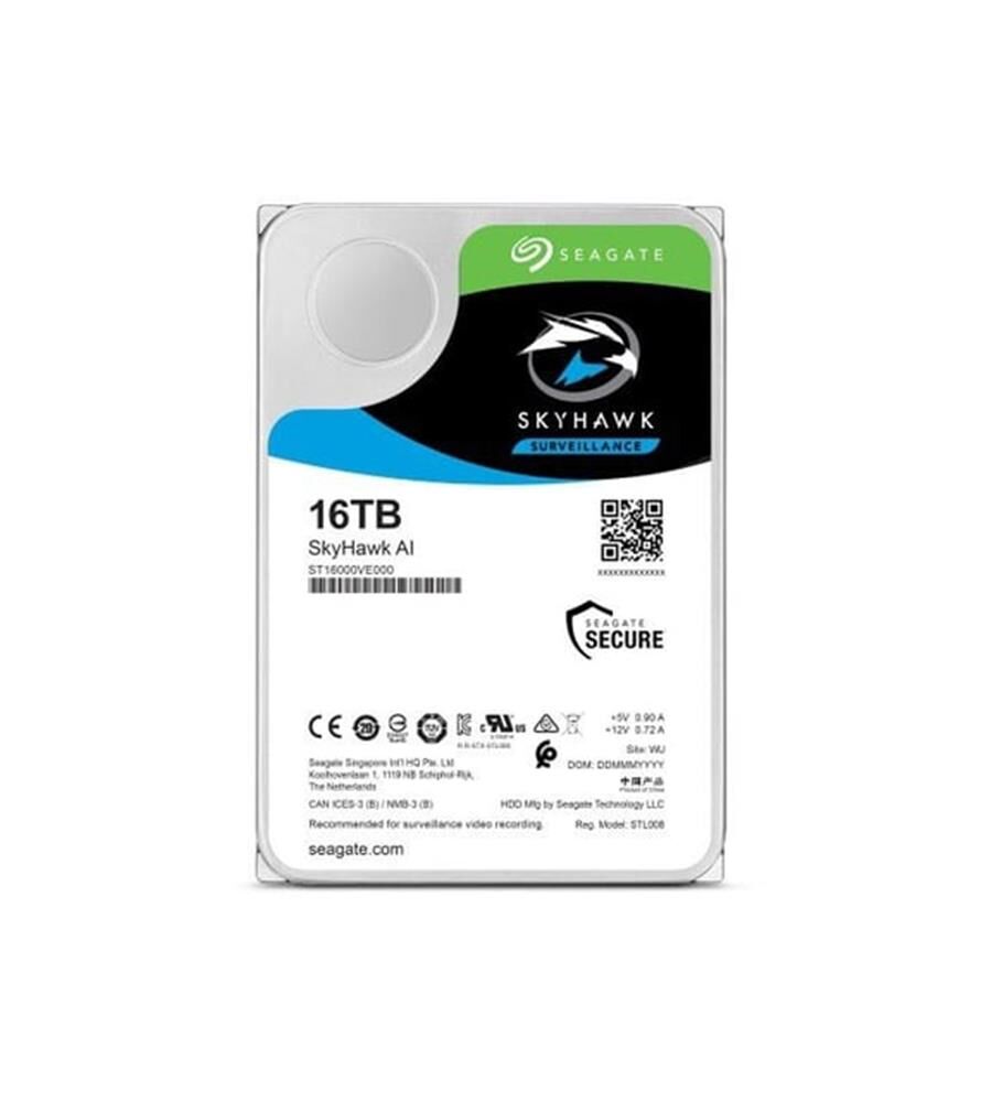 Seagate 16TB SkyHawk 3.5''  7200RPM SST16000VE002 7-24 Harddisk (İthalat)