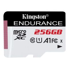 Kingston SDCE-256GB 256GB microSDXC Endurance 95R-45W C10 A1 UHS-I Card Only Hafıza Kartı