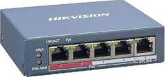 Hikvision DS-3E1105P-EI 4 PORT 10-100 4 PORT POE+ 65W Yönetilemez Switch