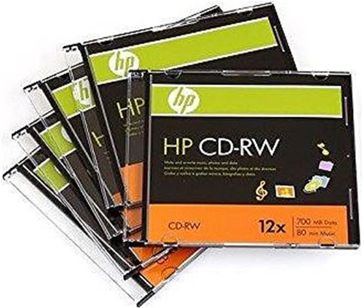 Hp CD-RW 12X 700MB-80min 10 lu Kutulu CDRW