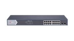 Hikvision DS-3E0518P-E-M 16 Port 10-100-1000 Mbps POE Gigabit Switch