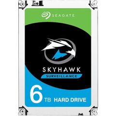 Seagate 6Tb Skyhawk 3,5'' 256Mb 5900 St6000Vx001 Harddisk (Resmi Distribitör Ürünü)