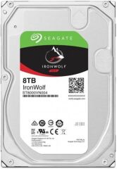 Seagate 8Tb ST8000VN004 Ironwolf 3,5'' 7200Rpm 256Mb Rv Sensör, Sata 3, 7-24  Nas Diski