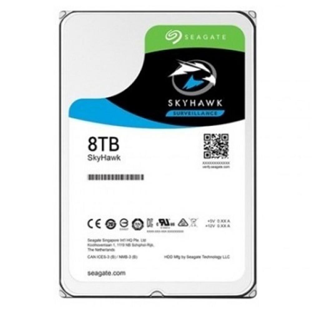 Seagate 8TB ST8000VX010 256 MB Önbellek 5400 RPM 3.5'' 7-24 Güvenlik (İthalat)