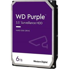 Wd 6TB Purple 3.5'' 256MB Sata 6GB-s 7-24 WD63PURZ Güvenlik Disk