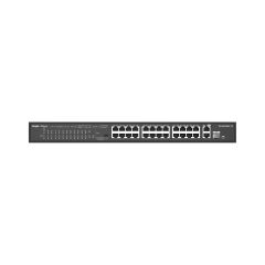 Ruijie-Reyee RG-ES126S-LP 24 Port Poe+ 10-100 Mbps + 2 Port 10-100-1000 Mbps Uplink Switch