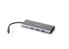 Dark USB 3.1 Type C 9 in 1 Ethernet - HDMI - TF SD Kart Okuyucu - USB 3.0 - Çevirici HUB