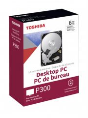 Toshiba 6TB 3.5'' P300 HDWD260EZSTA SATA 3.0 5400 RPM Kutulu BOX Harddisk