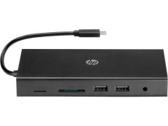 HP 1C1Y5AA USB-C 2Usb-Sd-Micro Sd-Vga Type-C Grişli Hup