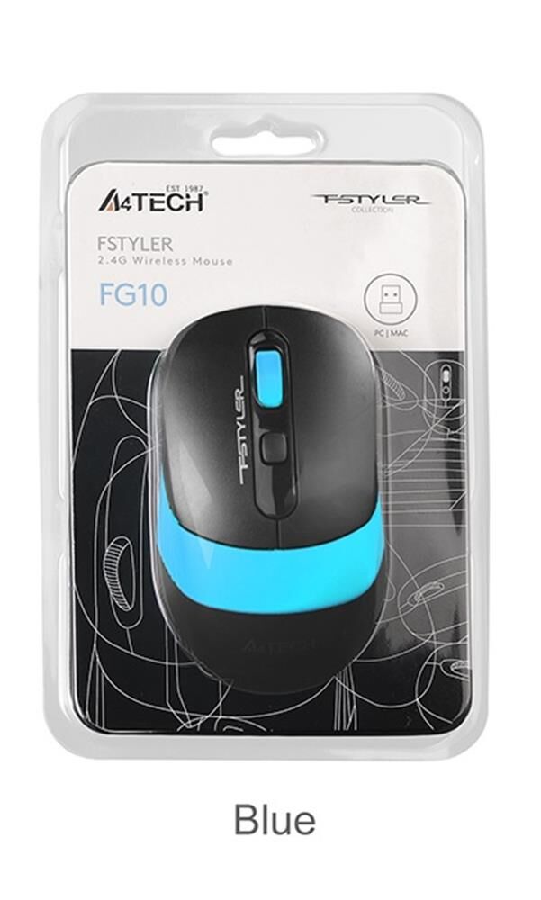 A4 Tech Fg10 Mavi Nano Kablosuz Optik 2000 Dpı Mouse