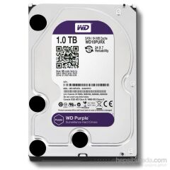 Wd 1TB Purple Intellipower Sata 3.0 64Mb 3,5'' Güvenlik Diski 7x24 (WD10PURX) Harddisk