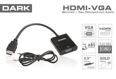 Dark DK HD AHDMIXVGA HDMI TO VGA ve SES Aktif Dijital-Analog Dönüştürücüsü