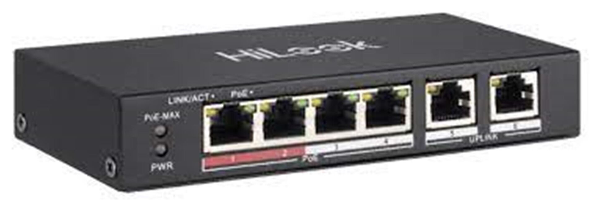 Hilook NS-0106P-35 4 Port PoE, 35W, +2 Port Megabit Uplink Switch