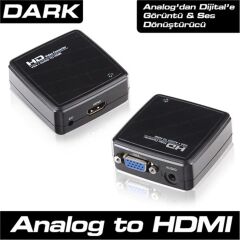 Dark DK-HD-AVGAXHDMI VGA to HDMI Aktif Dönüştürücü