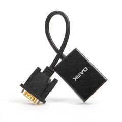 Dark DK HD AVGAXHDMI2 VGA to HDMI Dönüştürücü Siyah