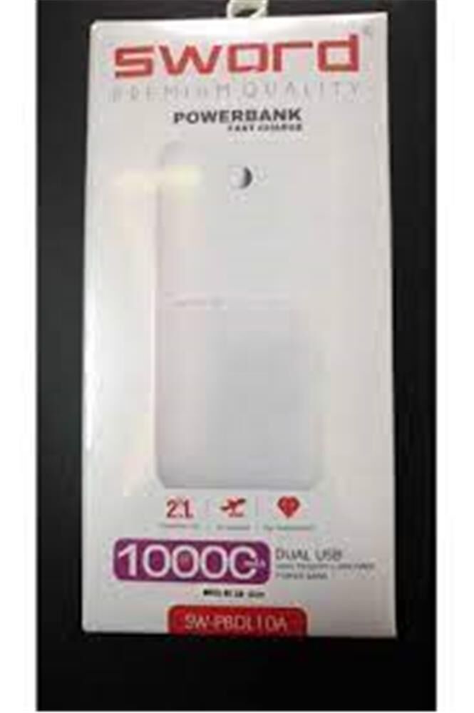 Sword 1032S Powerbank 10.000mAH - Beyaz