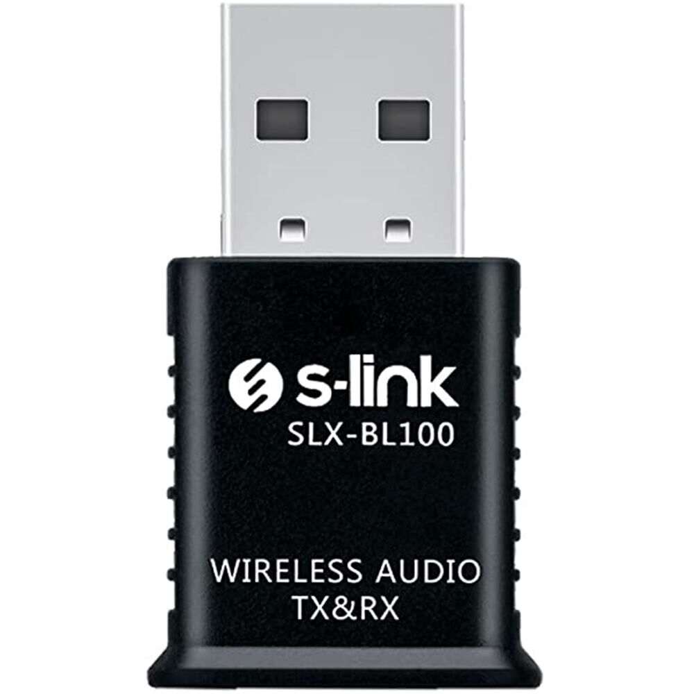 S-link SLX-BL100 2 in 1 Bluetooth Music 3.5 Jack Receiver - Transmitter